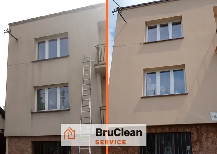 Czyszczenie i impregnacja elewacji – przed i po, Kraków