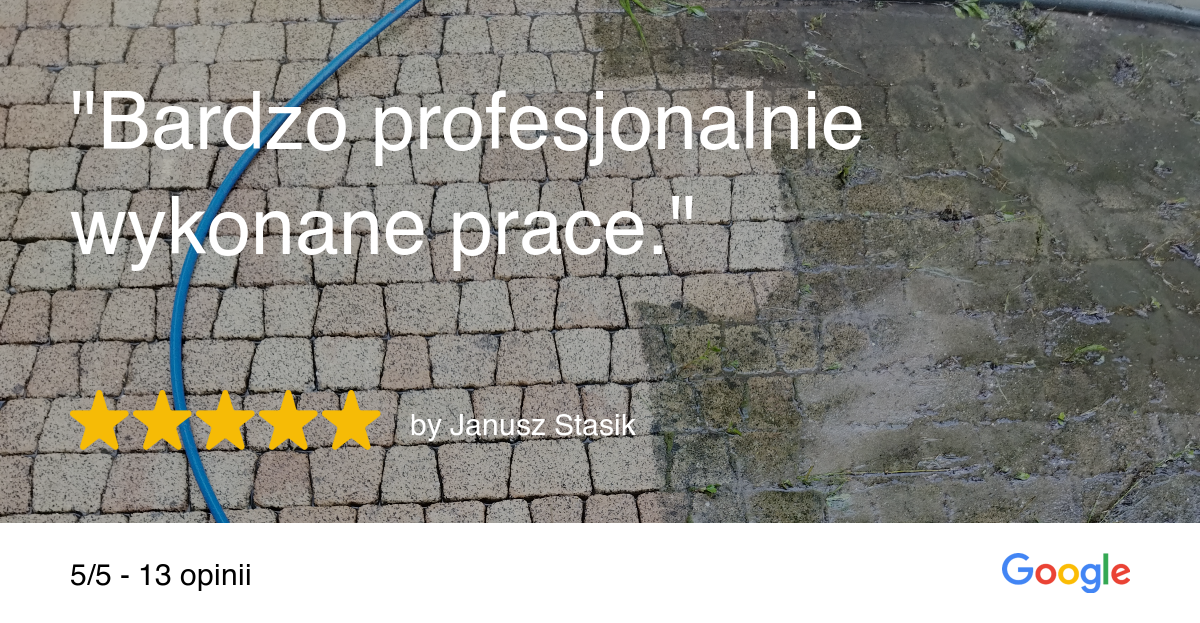 Opinia Google – Janusz Stasik: bardzo profesjonalnie wykonane prace