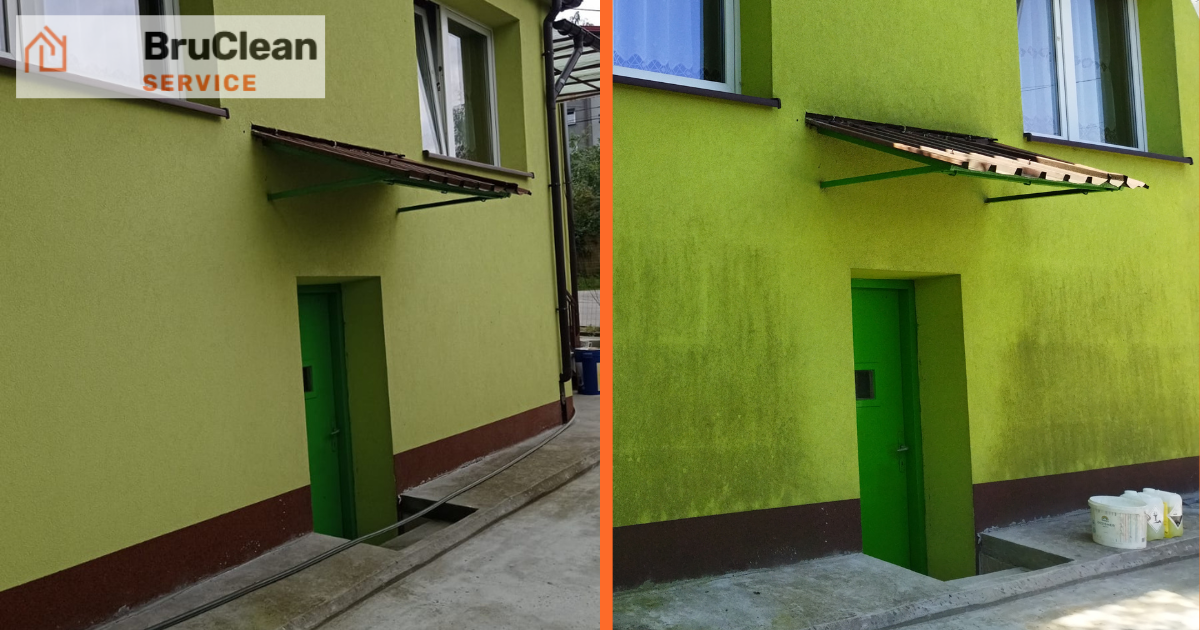 Mycie elewacji Kraków – realizacja BruClean Service