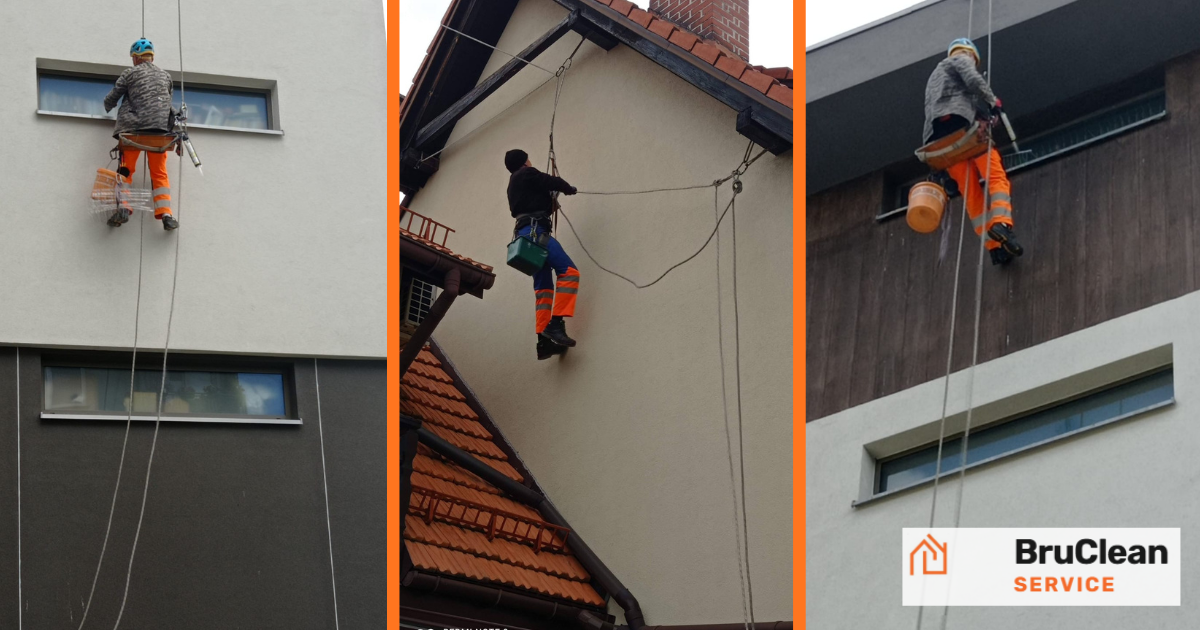 Prace wysokościowe Kraków – realizacja BruClean Service