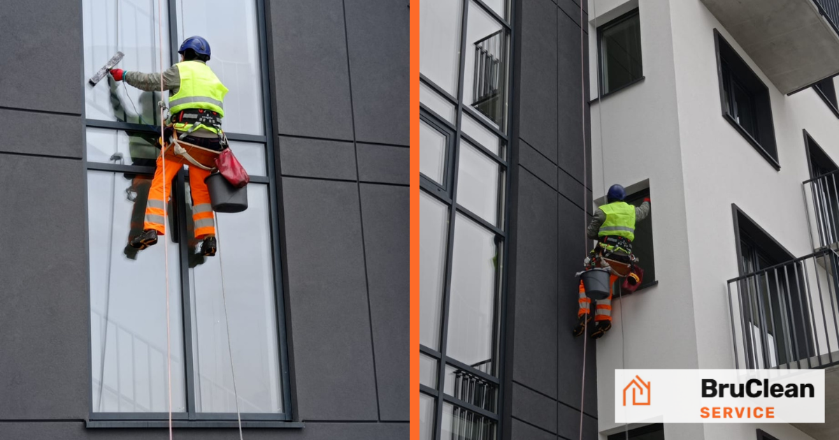 Prace wysokościowe Kraków – realizacja BruClean Service